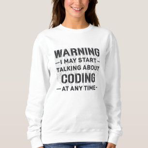 Waarschuwing voor medische codeerapparaten Ik kan Trui