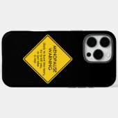 Waarschuwing voor menopauze Case-Mate iPhone case (Achterkant (horizontaal))