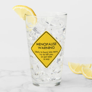 Waarschuwing voor menopauze glas