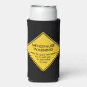 Waarschuwing voor menopauze seltzer blikjeskoeler (Seltzer Voorkant)