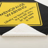 Waarschuwing voor menopauze sherpa deken (3/4)