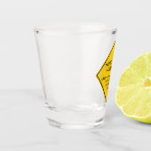 Waarschuwing voor menopauze shot glas (Links)