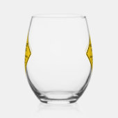 Waarschuwing voor menopauze wijnglas zonder voet (Rechts)