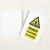 Waarschuwing voor onvolledige plaats van gevaarsca planner (Display)