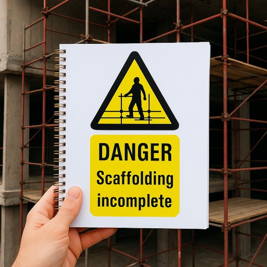 Waarschuwing voor onvolledige plaats van gevaarsca planner