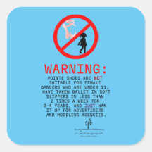 Waarschuwing voor puntenschoenen: Sky Blue