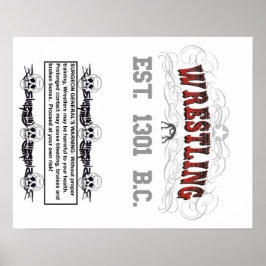 Waarschuwing voor rusteling Poster