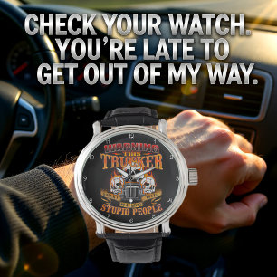 Waarschuwing: Vrachtwagenchauffeur Speelt Niet Leu Horloge