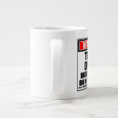 Waarschuwing Vrachtwagenhandelaar hard op het werk Grote Koffiekop (Achterkant)