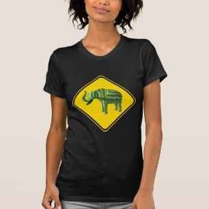 Waarschuwing: watermeloen oversteken! t-shirt