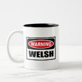 Waarschuwing WELSH Mok (Links)