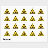 Waarschuwing: wijze vrouwen teken sticker (Vel)