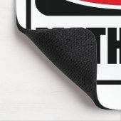 Waarschuwing WISKUNDE GEEK Mousepad Muismat (Hoek)