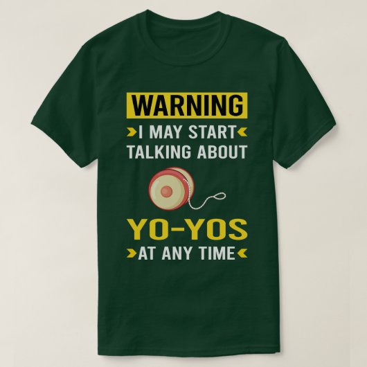 Waarschuwing YoYo T-shirt (Design voorkant)
