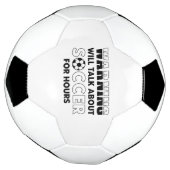 Waarschuwing zal uren lang over voetbal praten (Gedraaid)