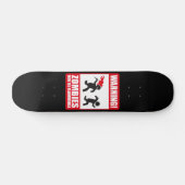 Waarschuwing: Zombiës is brandbaar Skateboard (Horizontaal)