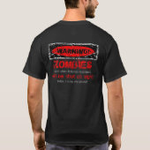 Waarschuwing: Zombies worden neergeschoten 3 (teru T-shirt (Achterkant)