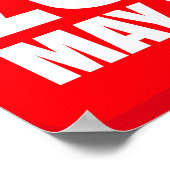 Waarschuwing: Zombiës zijn ontvlambaar Poster (Hoek)