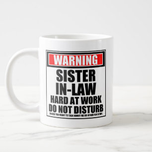 Waarschuwing Zuster-in-law hard op het werk stoort Grote Koffiekop
