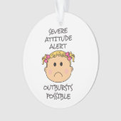 Waarschuwingen voor ernstige hoogte ornament (voorkant)