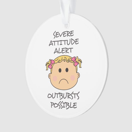 Waarschuwingen voor ernstige hoogte ornament (voorkant)