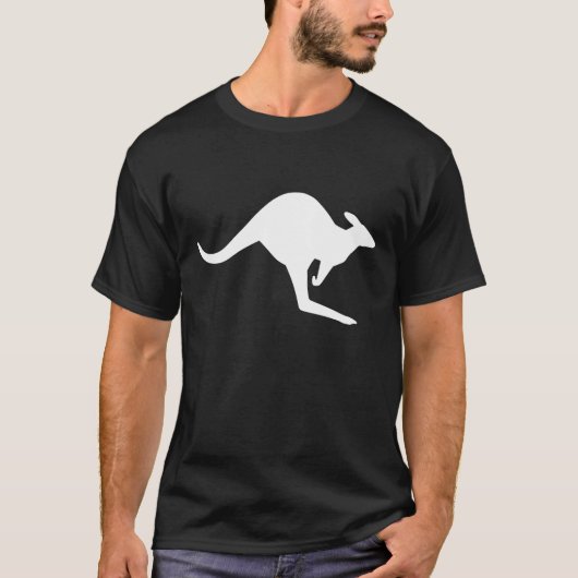 Waarschuwings Kangoeroe T-shirt (Voorkant)