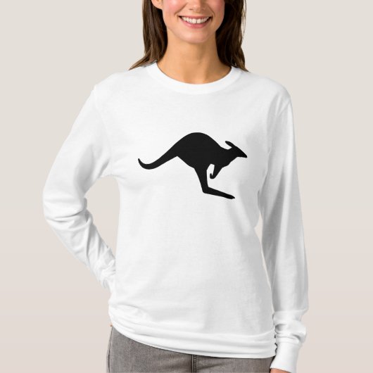 Waarschuwings Kangoeroe T-shirt (Voorkant)