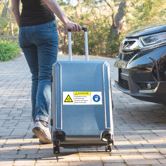 Waarschuwingsapparatuur label (Koffer Insitu)