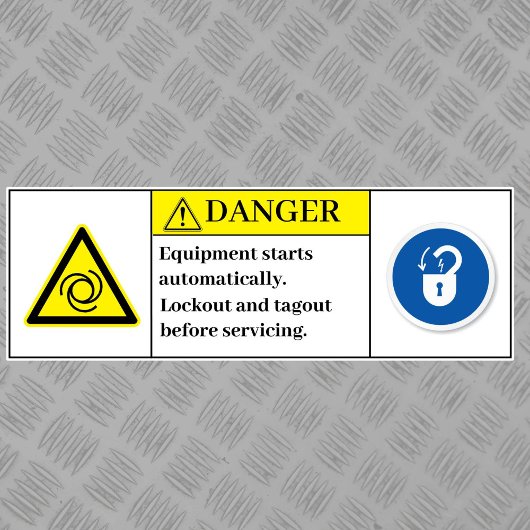 Waarschuwingsapparatuur label