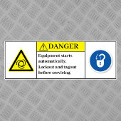 Waarschuwingsapparatuur label