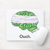 Waarschuwingsartikel voor hersenletsels muismat (Met muis)