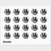 Waarschuwingsbeer Land Ronde Sticker (Vel)