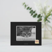 Waarschuwingsbericht voor bruinvissen briefkaart (Staand voorkant)