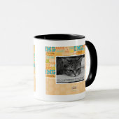 Waarschuwingsbericht voor bruinvissen mok (Voorkant rechts)