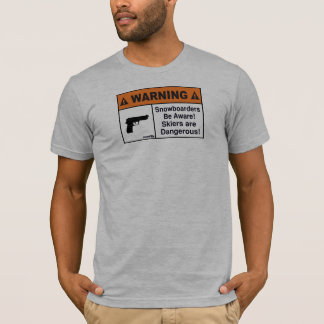waarschuwingsbord 2 t-shirt