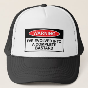 Waarschuwingsbord, bastaard trucker pet