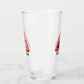 Waarschuwingsbord kade glas (Links)