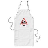 Waarschuwingsbord kade lang schort (Voorkant)