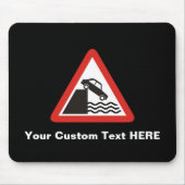 Waarschuwingsbord kade muismat (Voorkant)