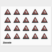 Waarschuwingsbord kade sticker (Vel)