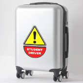 (Waarschuwingsbord) Leerling-bestuurder Sticker (Koffer)