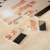 waarschuwingsbord nabij de luchthaven van Sint Maa Legpuzzel (Zijkant)