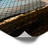 waarschuwingsbord nabij de luchthaven van Sint Maa Poster (Hoek)