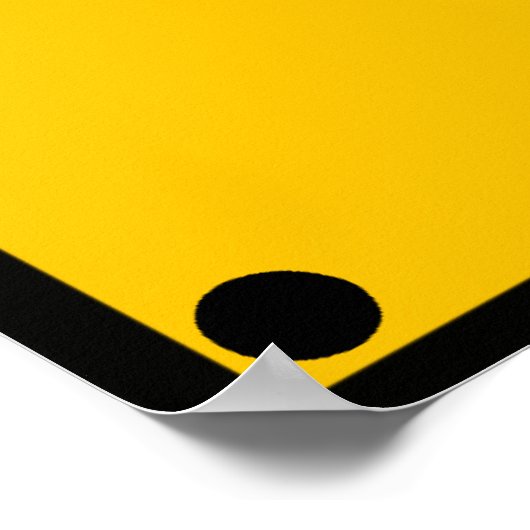 Waarschuwingsbord Oogstam ~ Spoof Poster (Hoek)