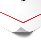 waarschuwingsbord poster (Hoek)