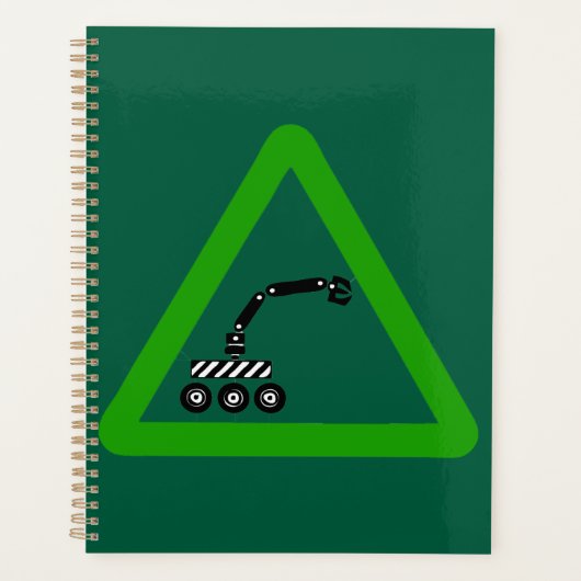 Waarschuwingsbord Robotovergang Planner (Voorkant)