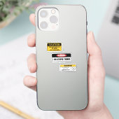 Waarschuwingsbord Sticker II (Telefoon)