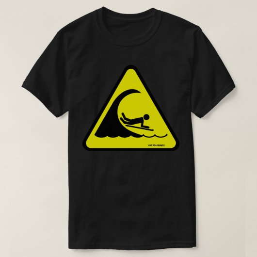 Waarschuwingsbord voor bulkboarding t-shirt (Design voorkant)