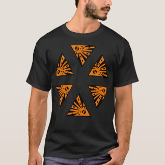 Waarschuwingsbord voor explosieven. t-shirt