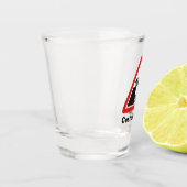 Waarschuwingsbord voor kade shot glas (Links)